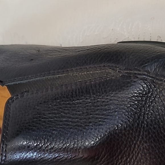 Sandro Men's Leather Loafers Size 10D Black - Picture 7 of 9